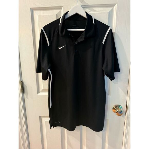 Nike Black Dri-Fit Polo Shirt sz S EUC - Picture 1 of 6